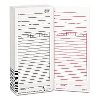 Time Clock Cards for Acroprint ES1000, Two Sides, 3.5 x 7, 100/Pack (ACP099111000)