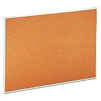 Universal Cork Bulletin Board, 48 x 36, Tan Surface, Aluminum Frame (UNV43614)
