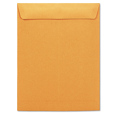 Universal Catalog Envelope, #13 1/2, Square Flap, Gummed Closure, 10 x 13, Brown Kraft, 250/Box (UNV44105)