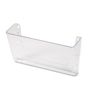 Universal Wall Files, Letter Size, 13" x 4" x 7", Clear (53692)