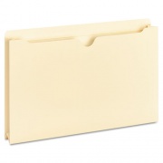 Universal Deluxe Manila File Jackets with Reinforced Tabs, Straight Tab, Legal Size, Manila, 50/Box (73800)