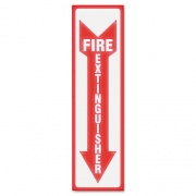 Headline Sign Glow In The Dark Sign, 4 x 13, Red Glow, Fire Extinguisher (4793)