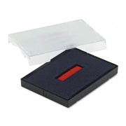 T4727 Printy Replacement Pad for Trodat Self-Inking Stamps, 1.63" x 2.5", Blue/Red (P4727BR)