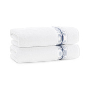 Aston & Arden Turkish Striped Bath Towel 30x60 Crystal, Pack Of 2 (PNP-BT-STT3060-18CYT)