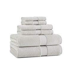 Aston & Arden Egyptian Cotton 6pc Towel Set Tan, 1 Set (P-EGYP-SET-TAN)