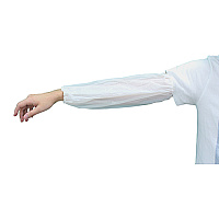 18 In. Polyethylene Sleeve White Fp, Case Of 2000 (MPE-185-FP-HM)