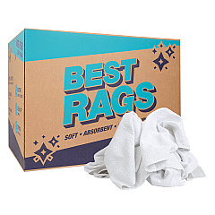 W54 Hand Towel Size Terry Wipers White 50lb Box (N-W54-50)
