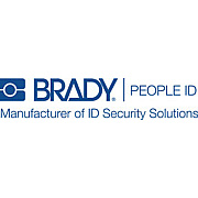 Brady People ID White Adhesive Non-expiring Badge (thermal Printable) (04101)