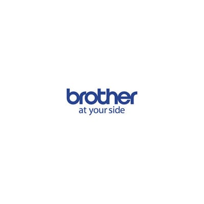 Brother 24mm (1") White on Clear Laminated Tape (15m/50') (1/Pkg) (TX1551)