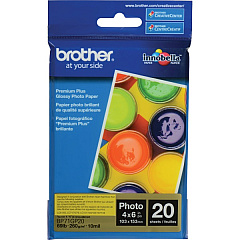 Brother High Gloss Inkjet Paper (4" x 6") (20 Sheets/Pkg) (BP71GP20)