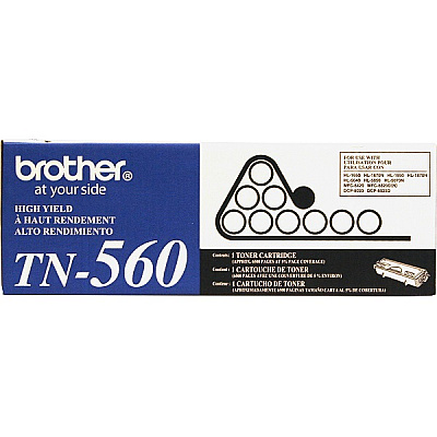 Brother High Yield Toner Cartridge (6,500 Yield) (TN560)