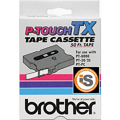Brother 12mm (1/2") Black on Blue Laminated Tape (15m/50') (1/Pkg) (TX5311)