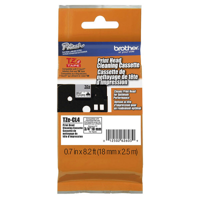 Brother 18mm (3/4") P-touch Cleaning Tape (8m/26.2') (1/Pkg) (TZECL4)