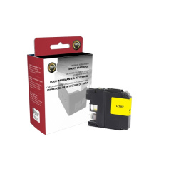 Clover CIG Remanufactured Super High Yield Yellow Ink Cartridge (Alternative for Brother LC105Y) (1,200 Yield) (118072)