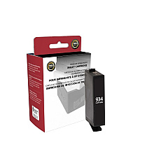 Clover CIG Remanufactured Black Ink Cartridge (Alternative for HP C2P19AN, 934) (400 Yield) (118079)