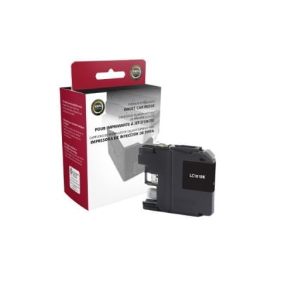 Clover CIG Non-OEM New Build Black Ink Cartridge (Alternative for Brother LC101BK) (300 Yield) (118149)