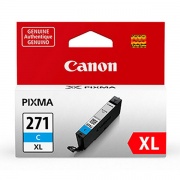 Canon (CLI-271XL) High Yield Cyan Ink Cartridge (10.8ml) (0337C001)