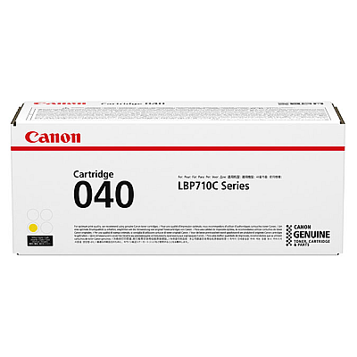 Canon (CRG-040) Yellow Toner Cartridge (5,400 Yield) (0454C001AA)