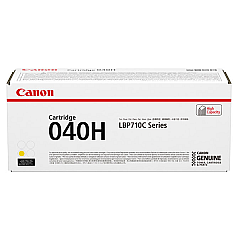 Canon (CRG-040H) High Yield Yellow Toner Cartridge (10,000 Yield) (0455C001AA)