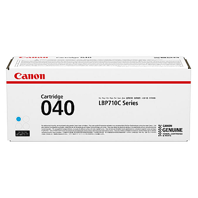 Canon (CRG-040) Cyan Toner Cartridge (5,400 Yield) (0458C001AA)