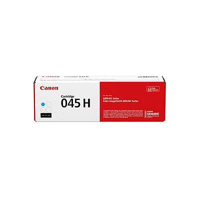Canon (CRG-045H) High Capacity (Cyan) Toner Cartridge (2,200 Yield) (1245C001AA)