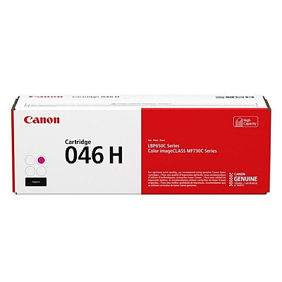 Canon (CRG-046H) High Capacity (Magenta) Toner Cartridge (5,000 Yield) (1252C001AA)