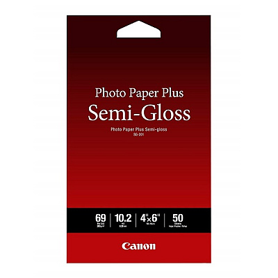 Canon Semi-Gloss Photo Paper Plus (4" x 6") (50 Sheets/Pkg) (1686B014)