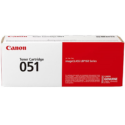 Canon (CRG-051BK) Black Toner Cartridge (1,700 Yield) (2168C001AA)