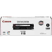 Canon (CRG-118BK) Black Toner Cartridge (3,400 Yield) (2662B001AA)
