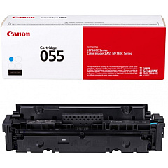Canon (CRG-055 C L) Cyan Toner Cartridge (2,100 Yield) (3015C001AA)