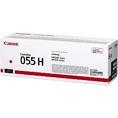 Canon (CRG-055 M H) High Yield Magenta Toner Cartridge (5,900 Yield) (3018C001AA)