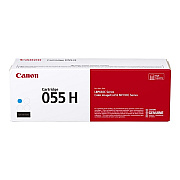 Canon (CRG-055 C H) High Yield Cyan Toner Cartridge (5,900 Yield) (3019C001AA)