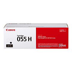 Canon (CRG-055 BK H) High Yield Black Toner Cartridge (7,600 Yield) (3020C001AA)