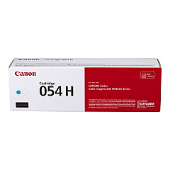 Canon (CRG-054 H C) High Yield Cyan Toner Cartridge (2,300 Yield) (3027C001AA)