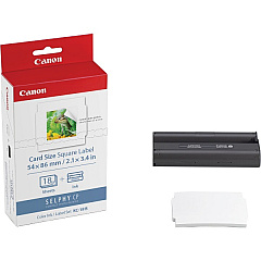 Canon KC-18IS Color Ink Cartridge & Card Size Square Label (7429B001)