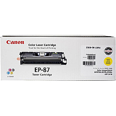 Canon (EP-87) Yellow Toner Cartridge (4,000 Yield) (7430A005BA)