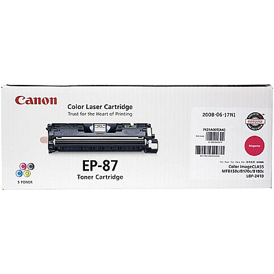 Canon (EP-87) Magenta Toner Cartridge (4,000 Yield) (7431A005BA)