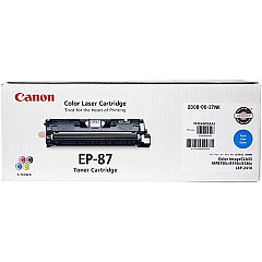 Canon (EP-87) Cyan Toner Cartridge (4,000 Yield) (7432A005BA)