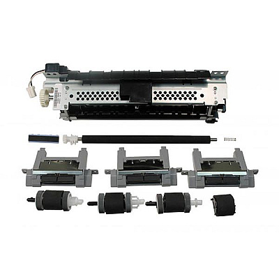 Compatible Parts Refurbished Maintenance Kit with Aftermarket Parts (Includes Separation Pad for 500-Sheet Cassette, Tray 1 Pickup Roller, Tray 1 Separation Pad, Pickup and Feed Rollers for 500-Sheet Cassette, Transfer Roller, Fuser) (OEM# CE525-67901) (1