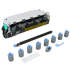 Compatible Parts Refurbished Maintenance Kit with Aftermarket Parts (Includes Fuser Assembly, Separation Rollers, Transfer Roller, Feed Rollers, Pickup Roller, Gloves, Instructions) (OEM# Q5998-67904) (200,000 Yield) (Q5998-67903-REF)