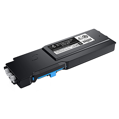 Dell Cyan Toner Cartridge (OEM# 593-BCBB) (3,000 Yield) (K6PKK)