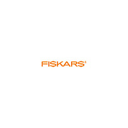 Fiskars SoftGrip Titanium Scissors, 8" Long, 4" Cut Length, Offset White Handle (FSK1069766)