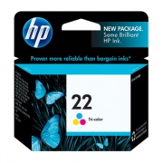 HP 22 (C9352AN) Tri-Color Original Ink Cartridge (165 Yield)