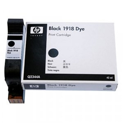 HP (Q2344A) 1918 Black Dye-Based Print Cartridge