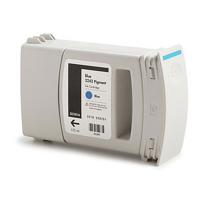 HP (Q2381A) 2242 Blue Pigment Bulk Ink Cartridge (175 ml)