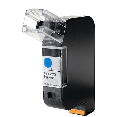 HP (Q2382A) Blue 2242 Pigment Bulk Printhead & Connector Assembly