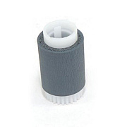 HP Pickup Roller (Gray Spongy Rubber Roller on a White Cylinder & 24 Tooth White Gear on One Side) (RM2-6046)