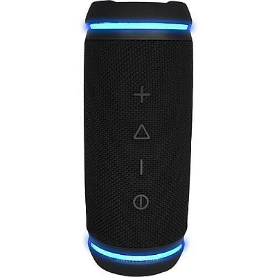 Morpheus Sound Ring Wireless Portable Speaker Waterproof Bluetooth Speaker 12 Watts Loud Ipx6 Dual Pairing Tws Deep Bass (BT5750BLK)