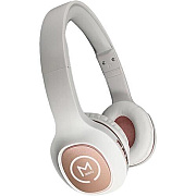 Morpheus Tremors Wireless On-ear Headphones - Bluetooth 5.0 Headset With Microphone Stereo Wiredwireless 32 Ohm Whiterose Gold (HP4500R)