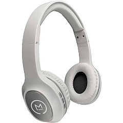 Morpheus Tremors Wireless On-ear Headphones - Bluetooth 5.0 Headset With Microphone Stereo Wiredwireless 32 Ohm Whitesilver (HP4500W)